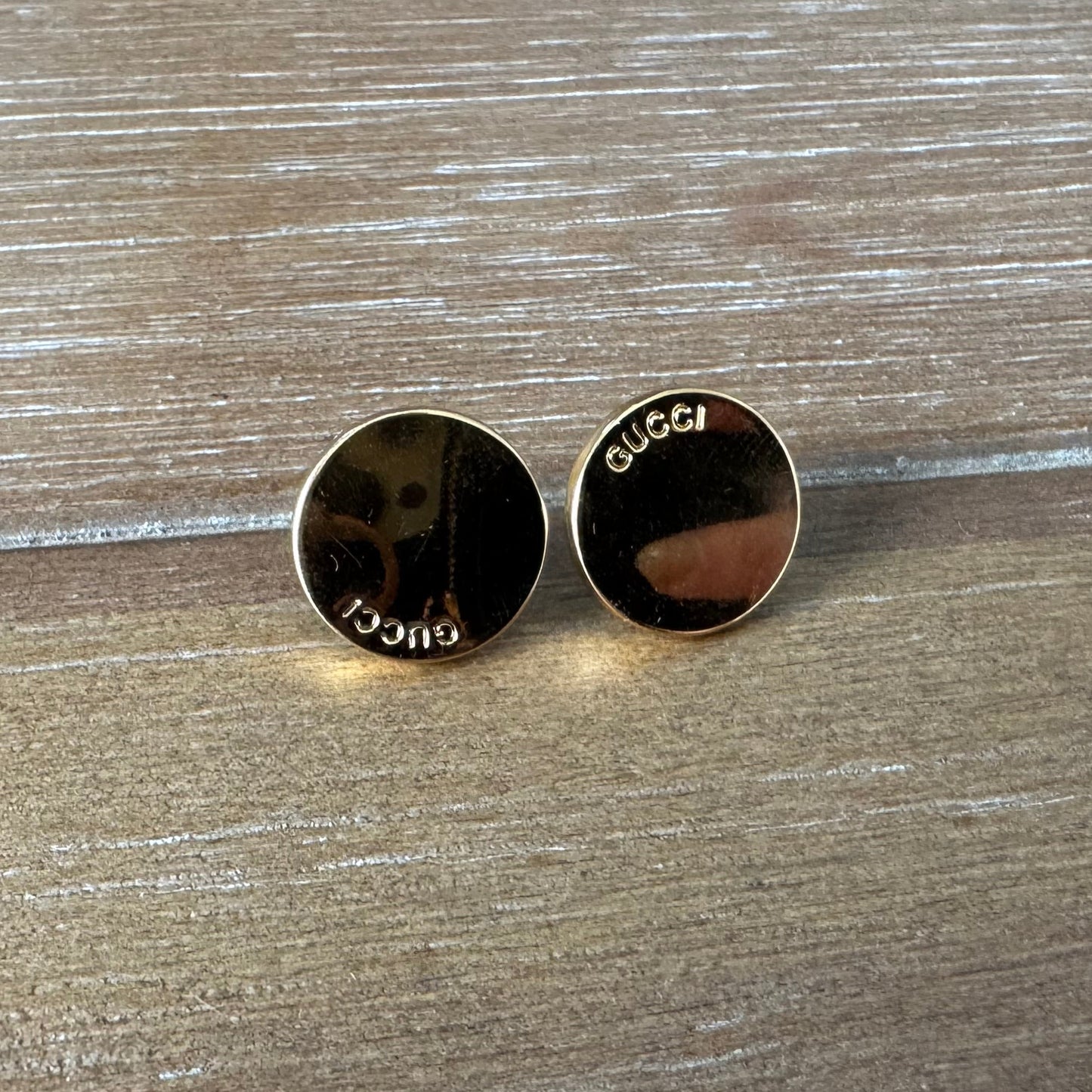 Gold Mirrored Studs