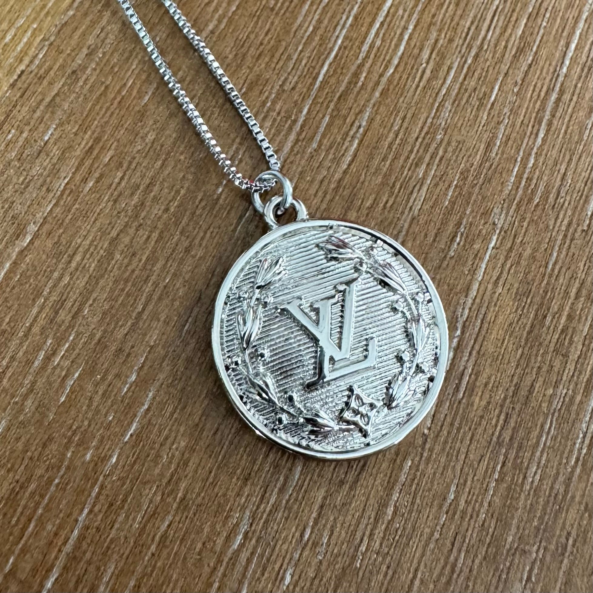 Silver Medallion Necklace