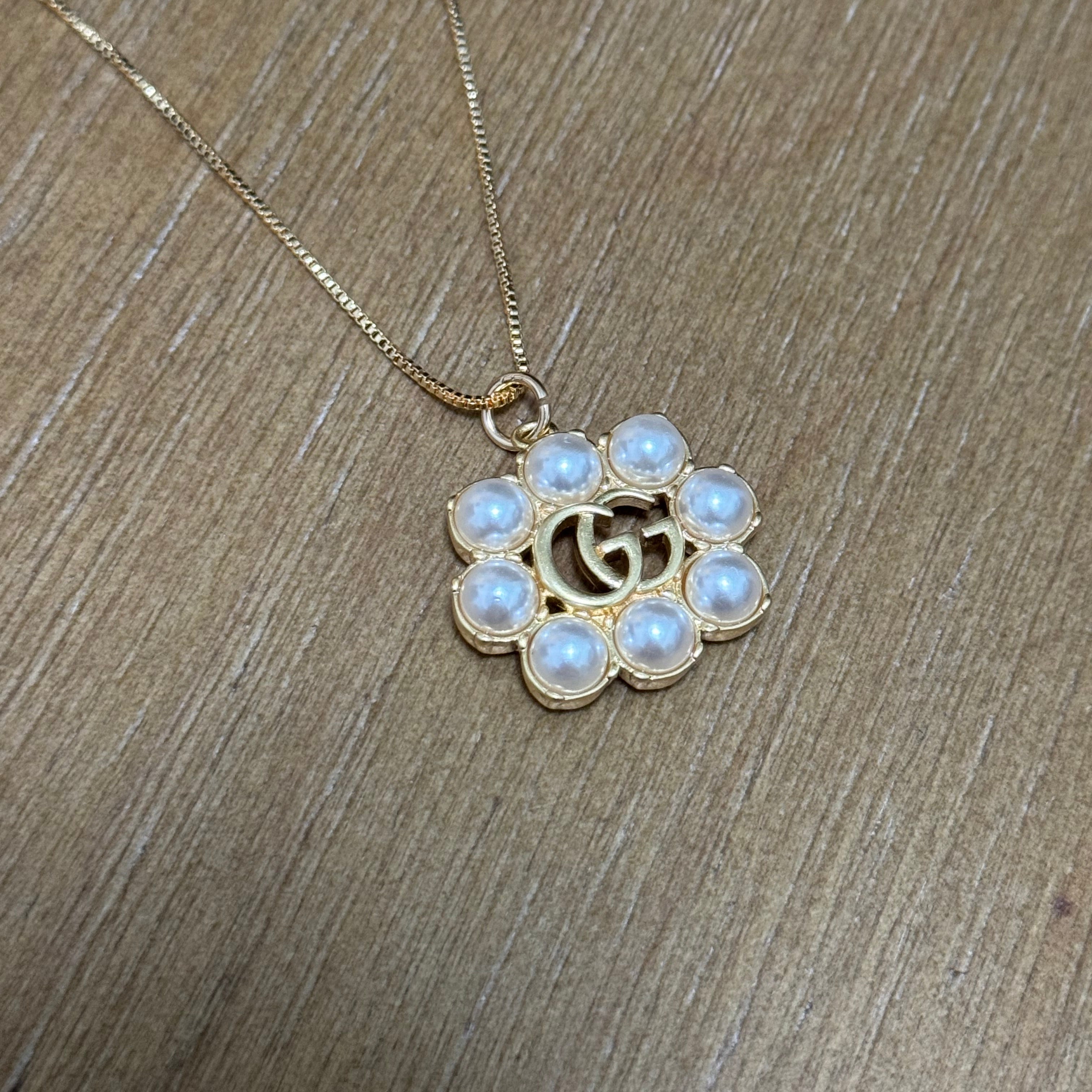 Pearl Bubble Gold Necklace