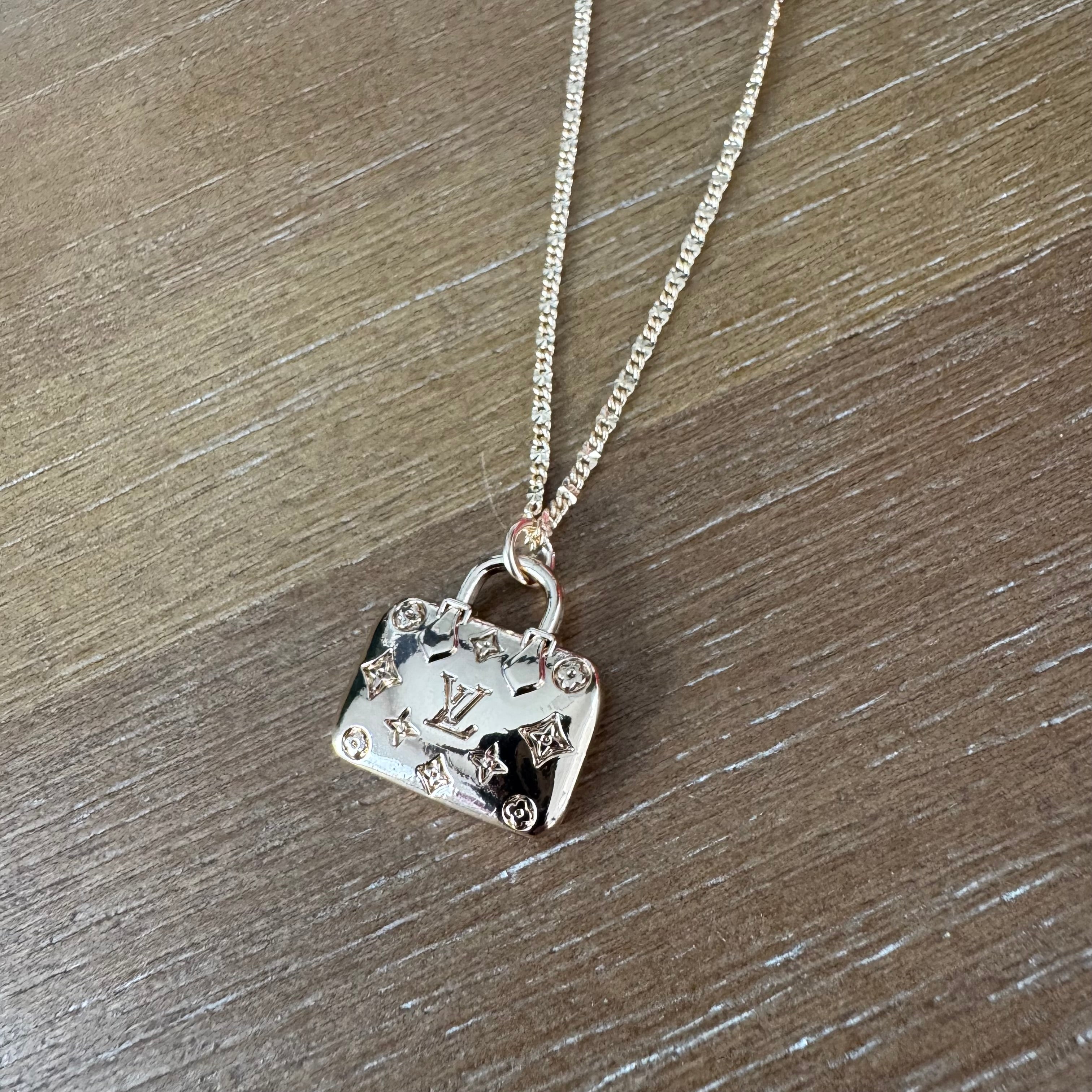 Champagne Gold Purse Necklace