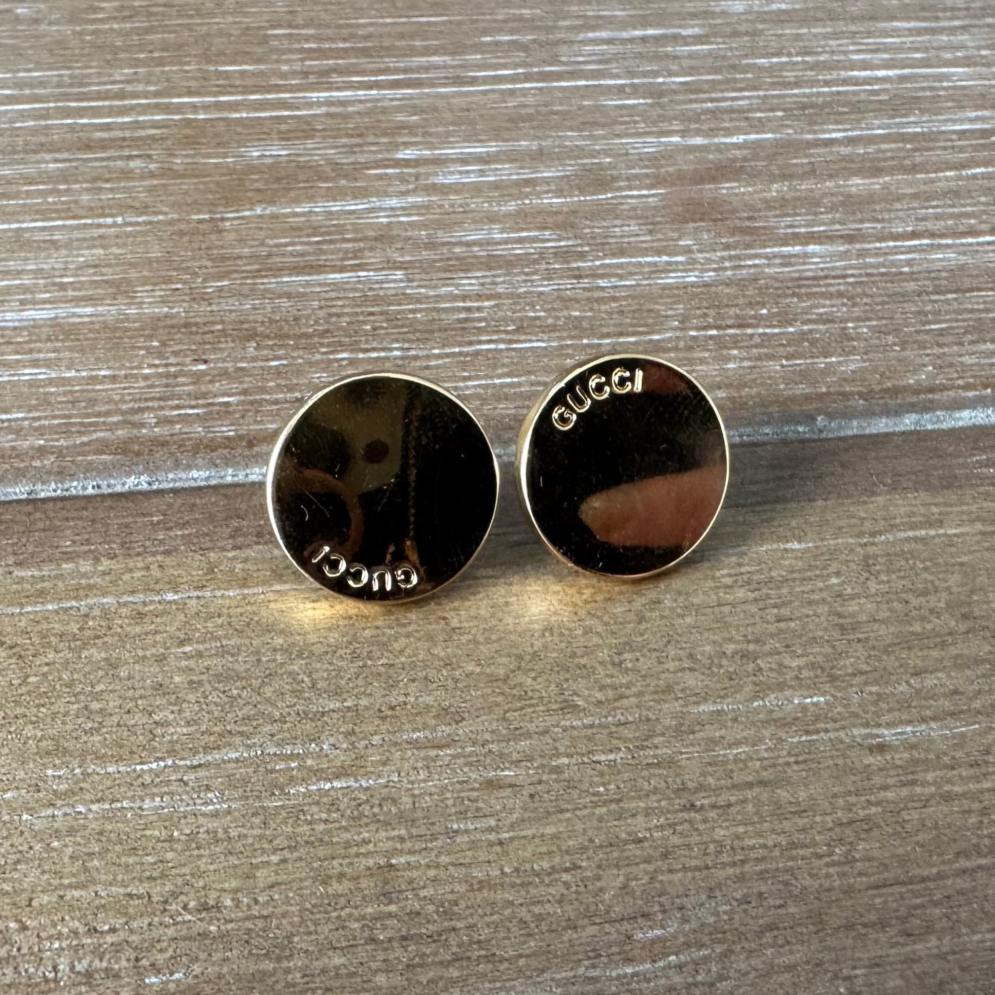 Gold Mirrored Studs