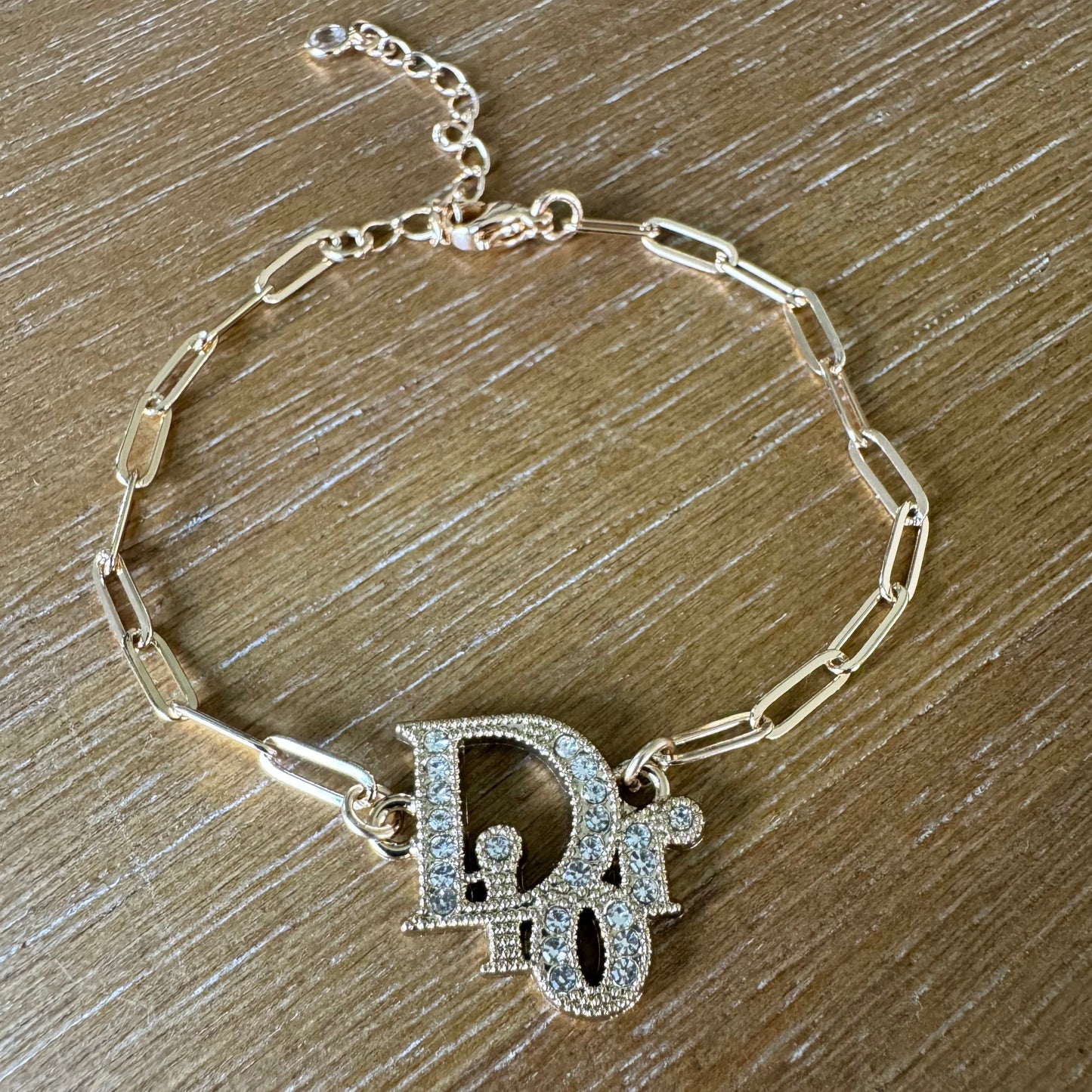 Rhinestone Name Bracelet