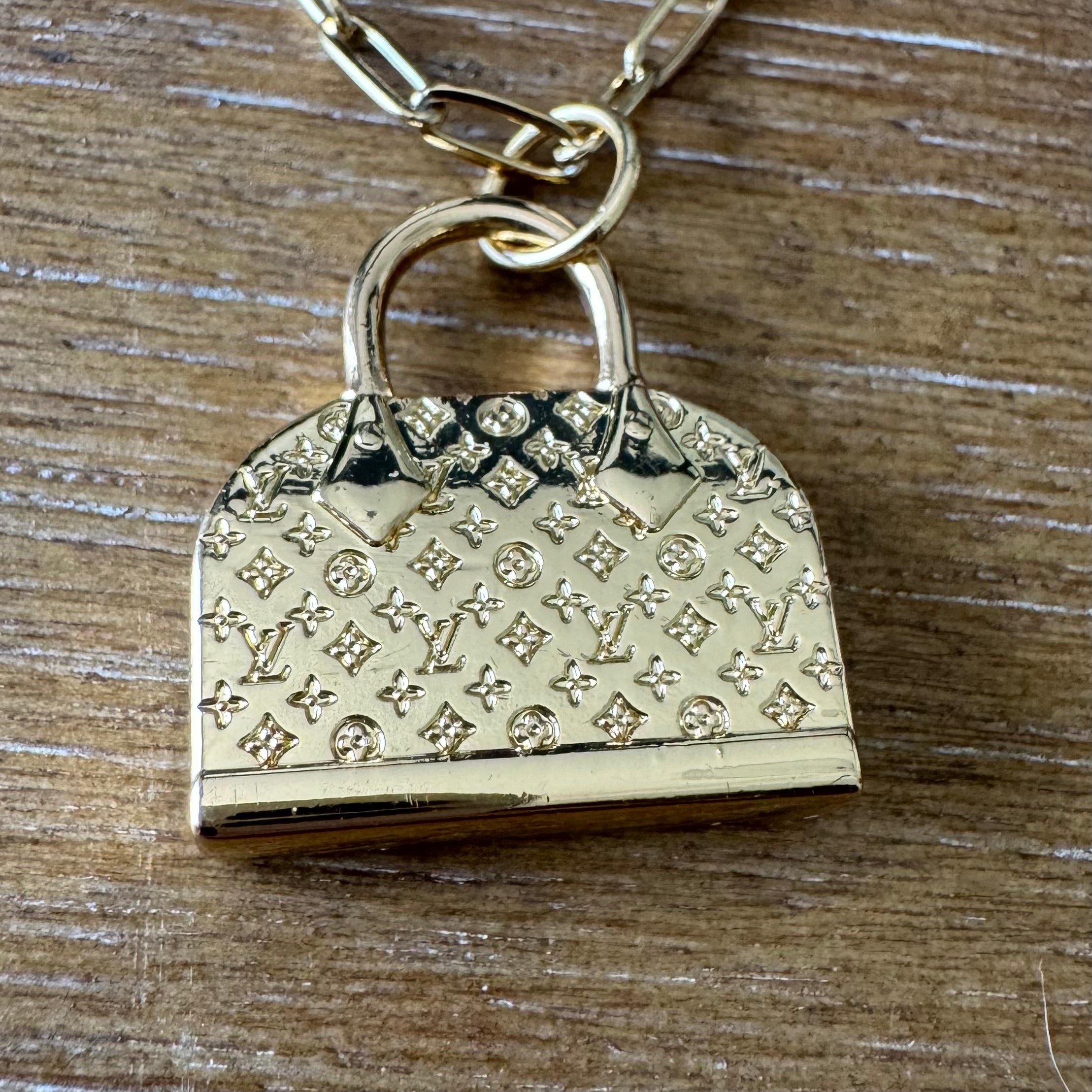 Gold Purse Necklace