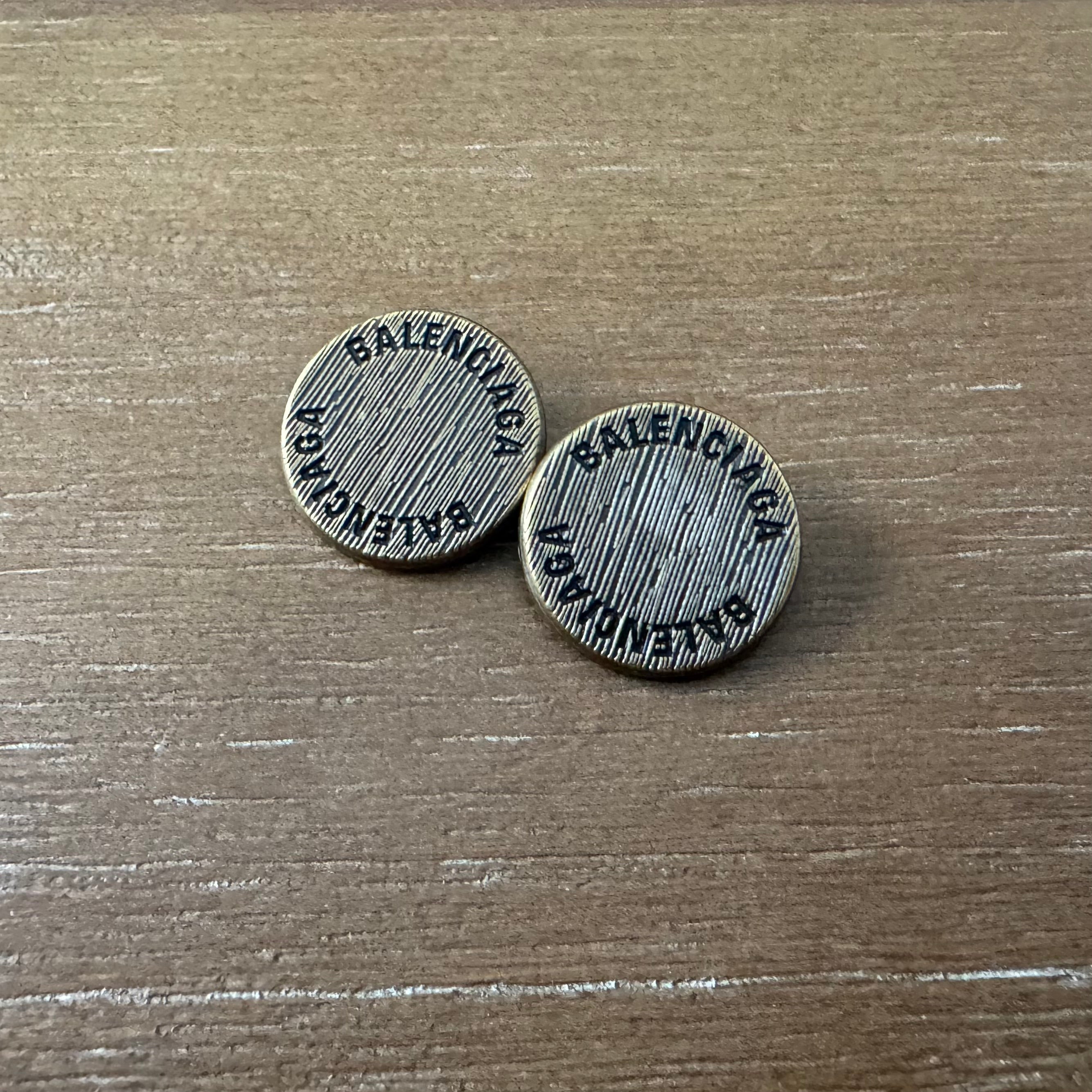 Rust Textured Stud Earrings