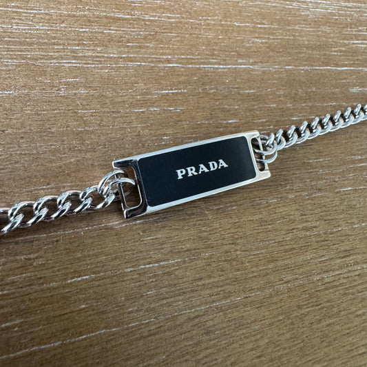 Black and Silver Buckle Bracelet
