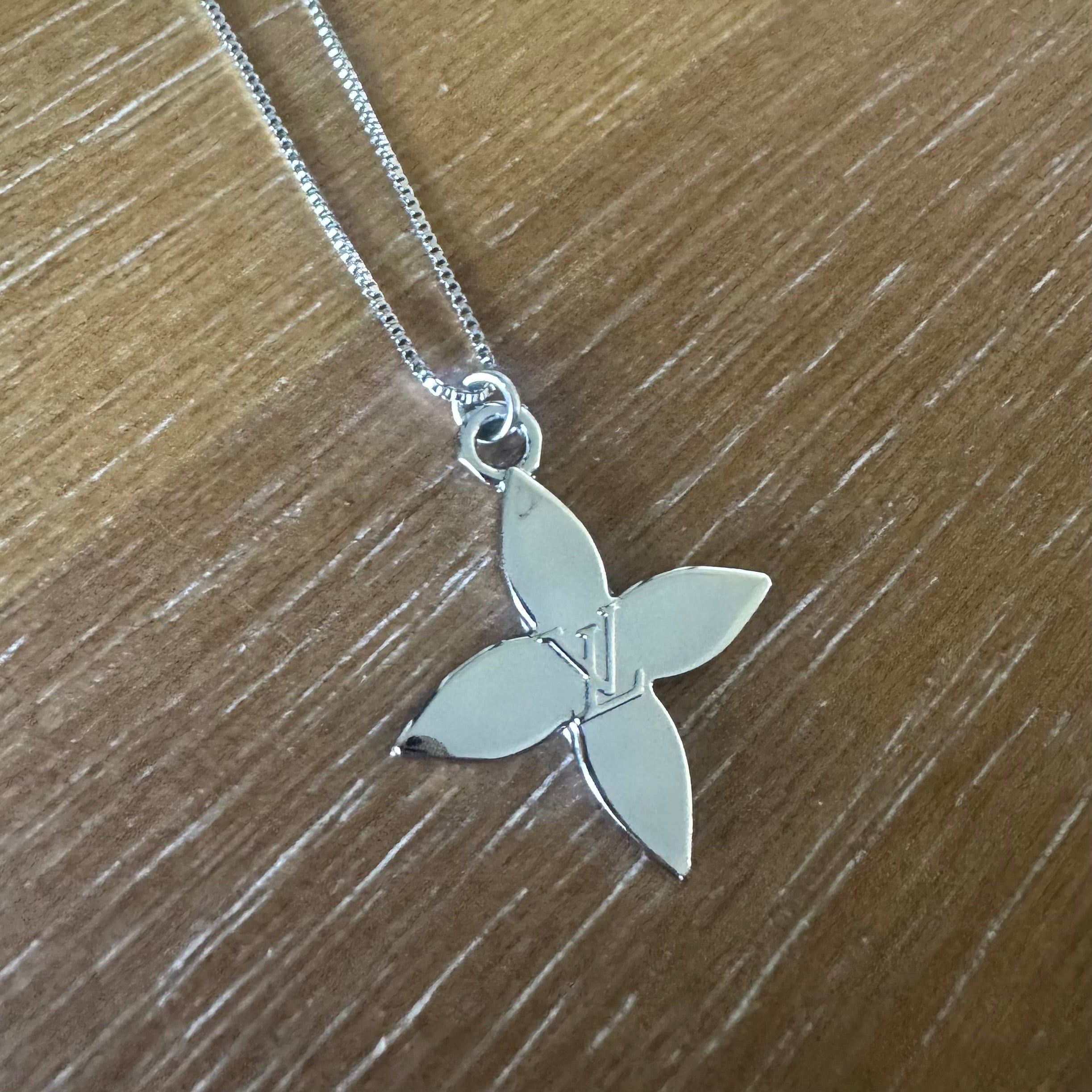 Silver Emblem Necklace