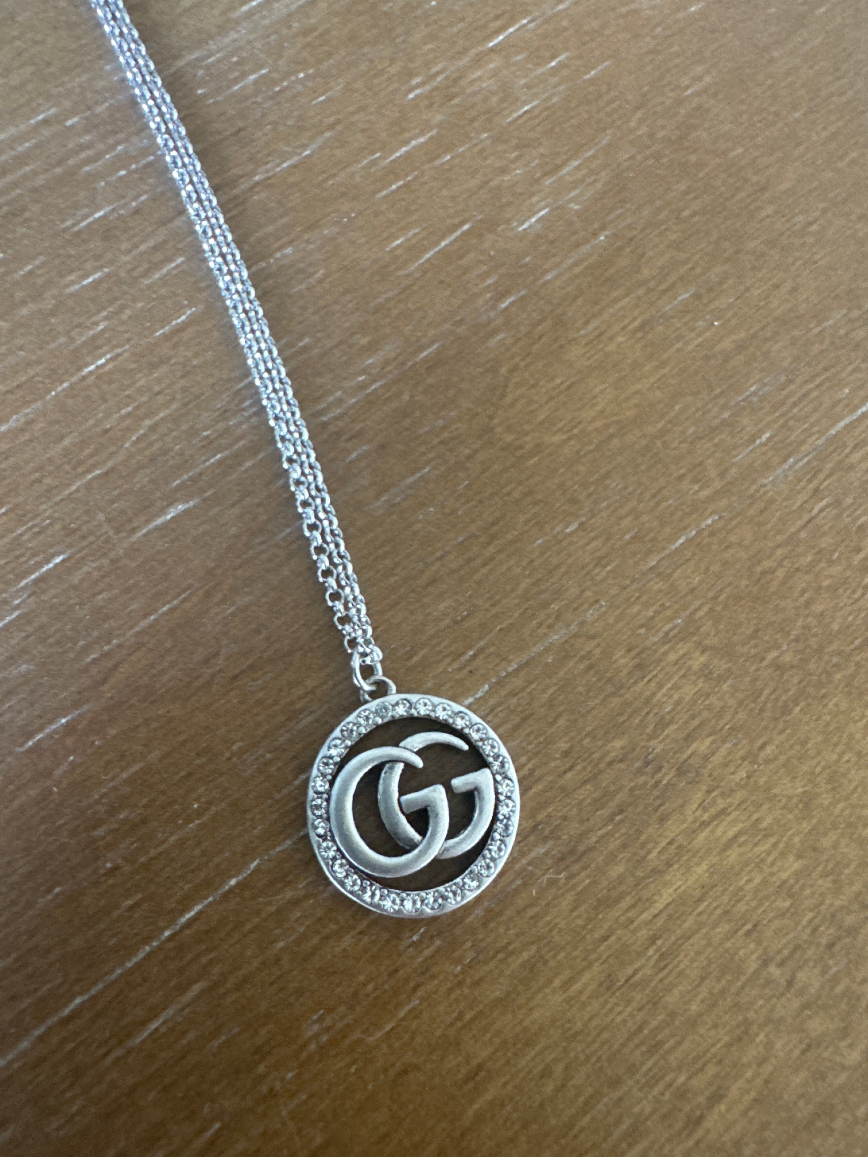 Silver Rhinestone Surround Monogram