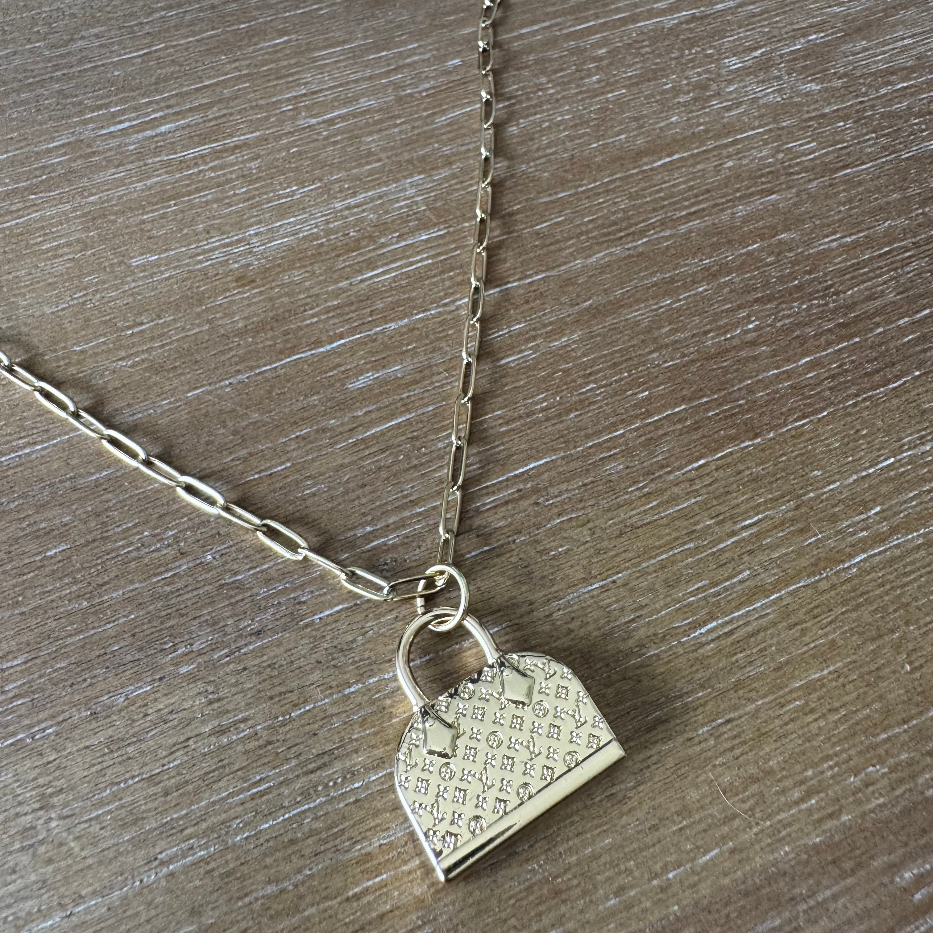 Gold Purse Necklace