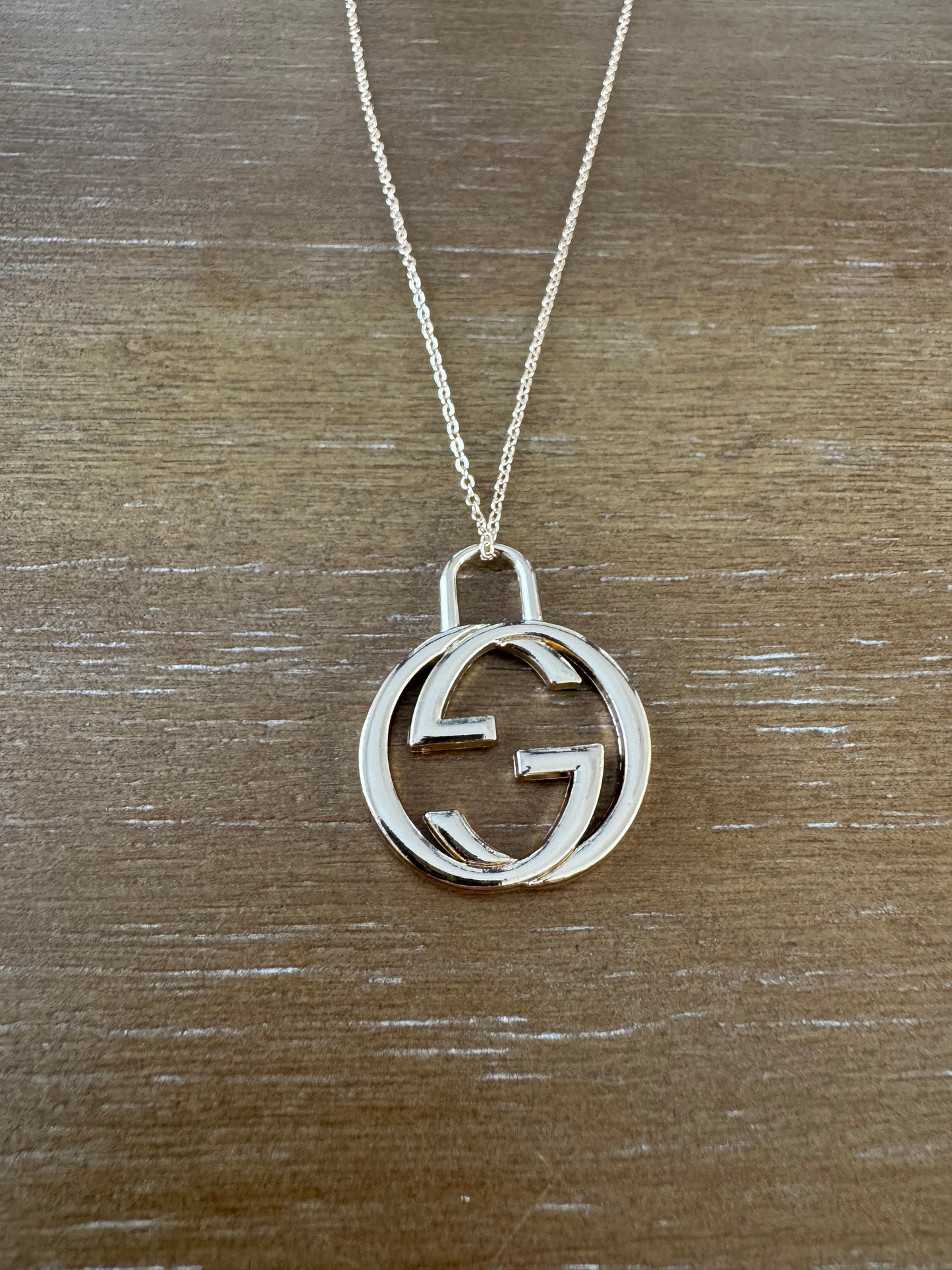 Double G monogram necklace