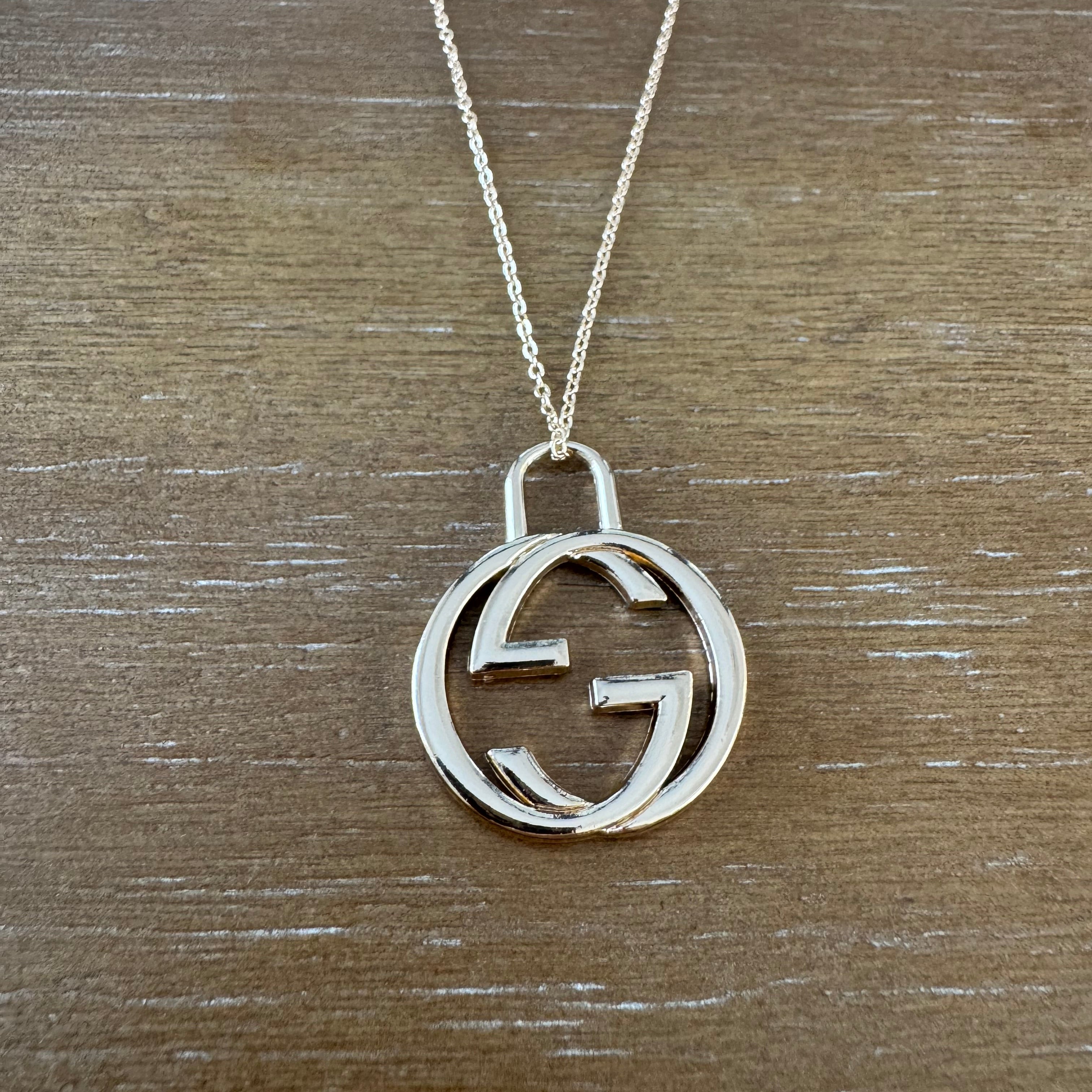 Double G monogram necklace