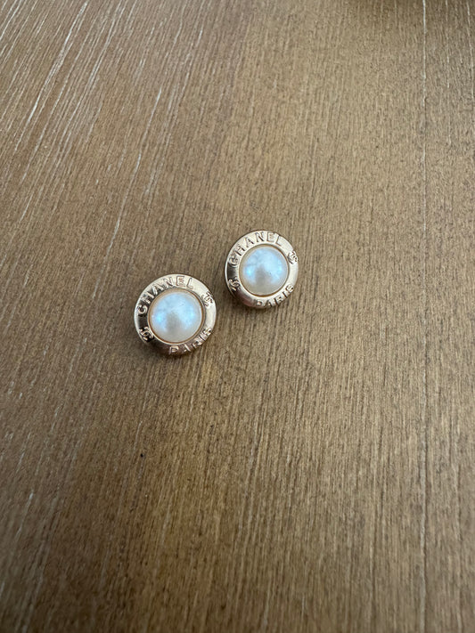 Mini Pearl and Gold Studs