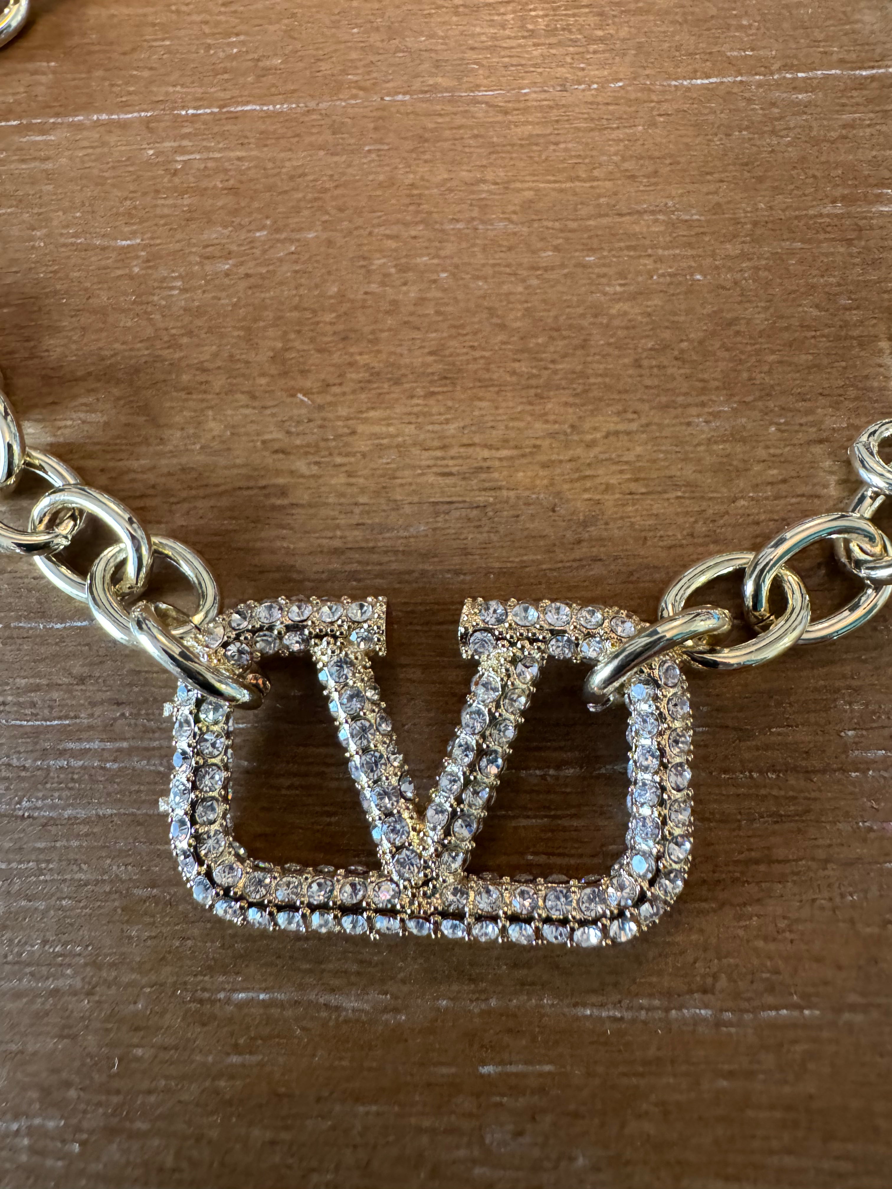 Crystal Encrusted Necklace
