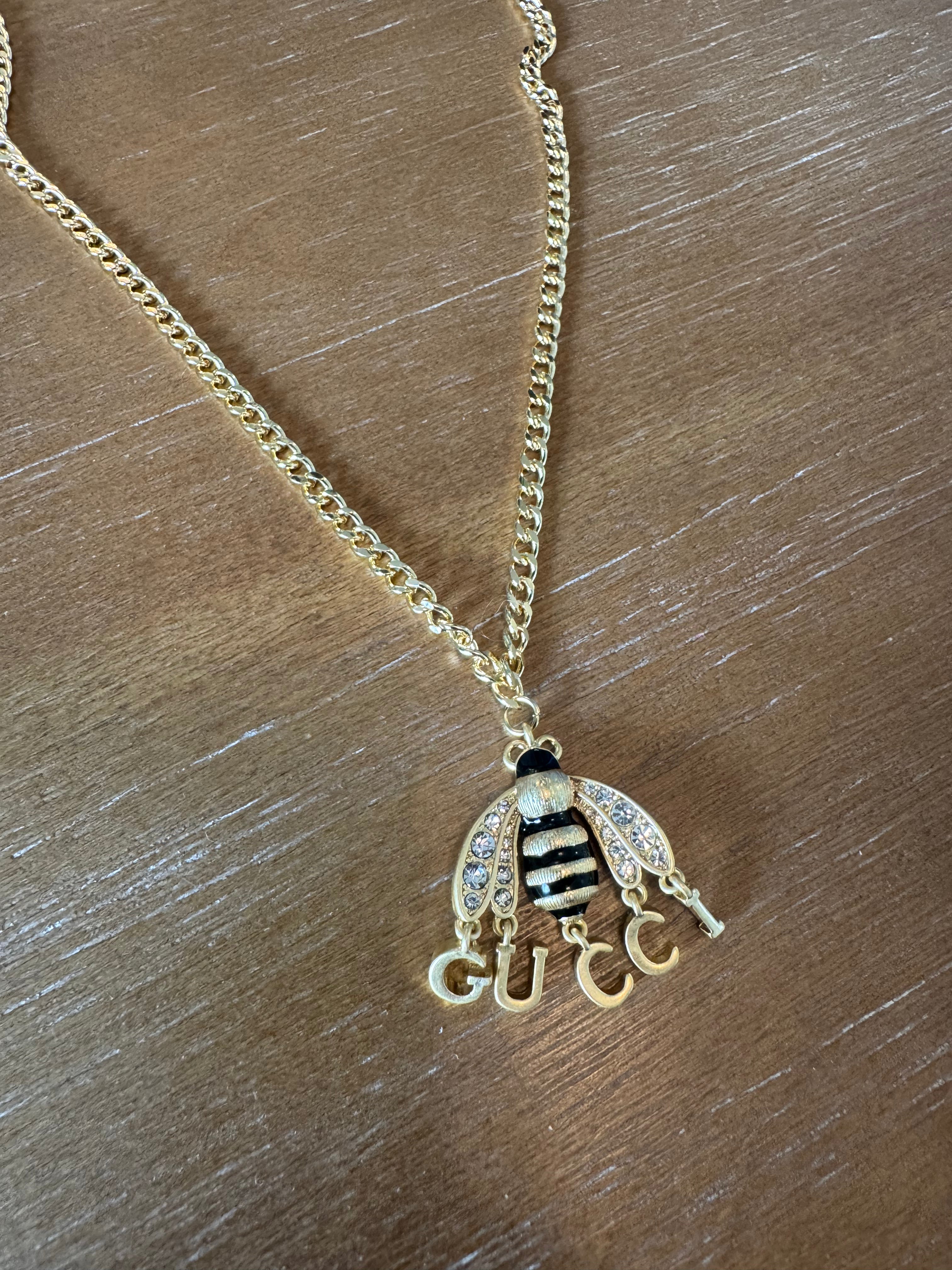 Bee Name Necklace