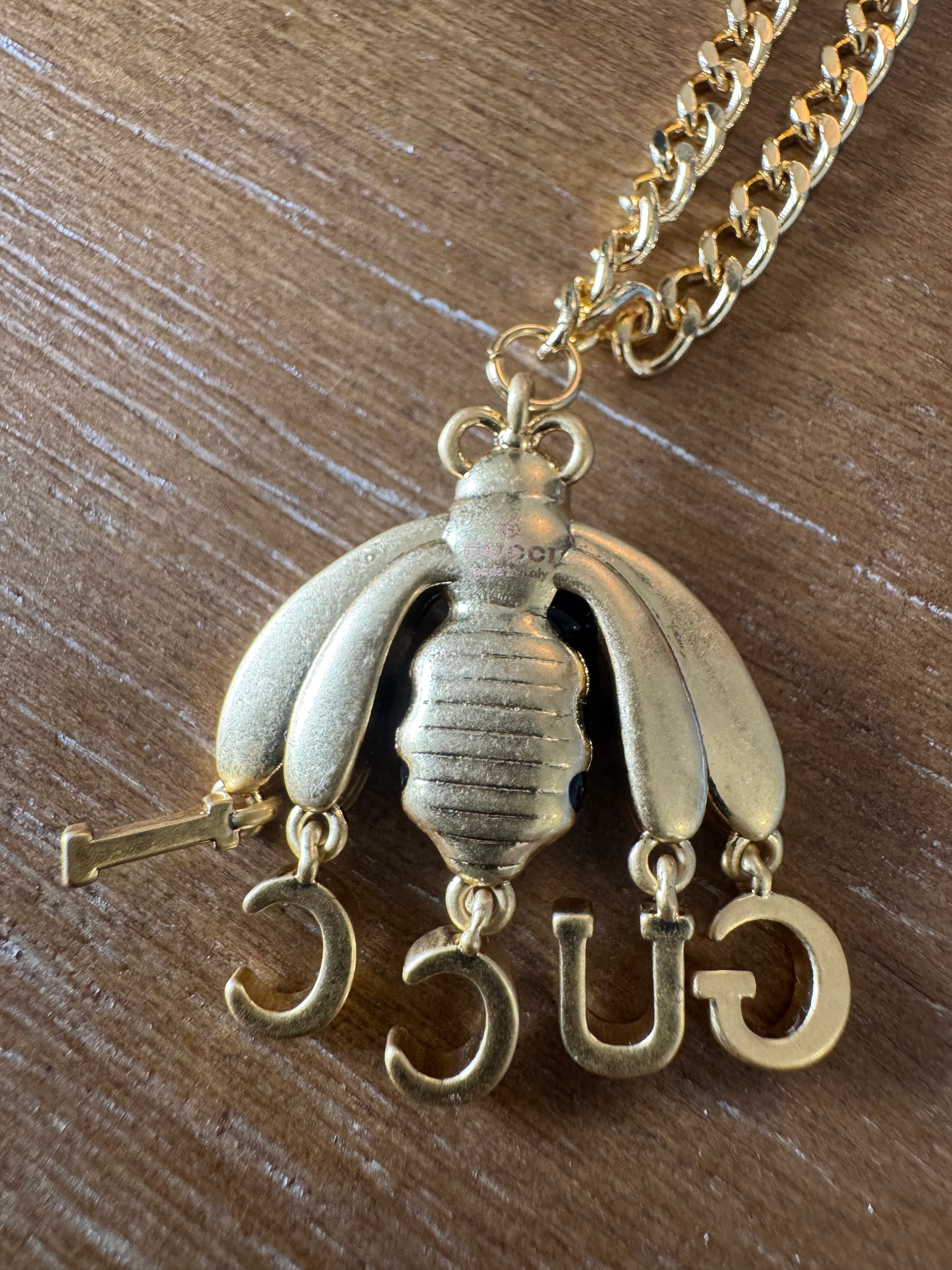 Bee Name Necklace