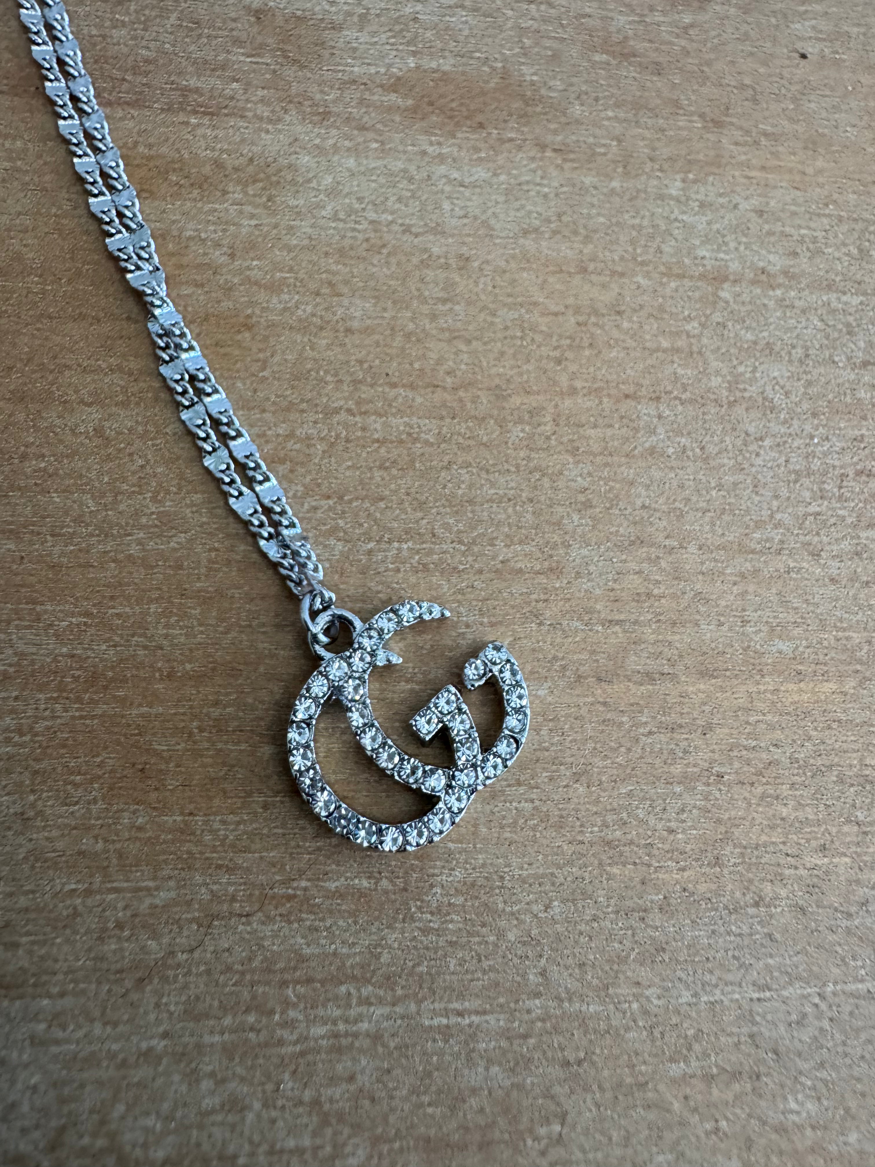 Silver Rhinestone Necklace