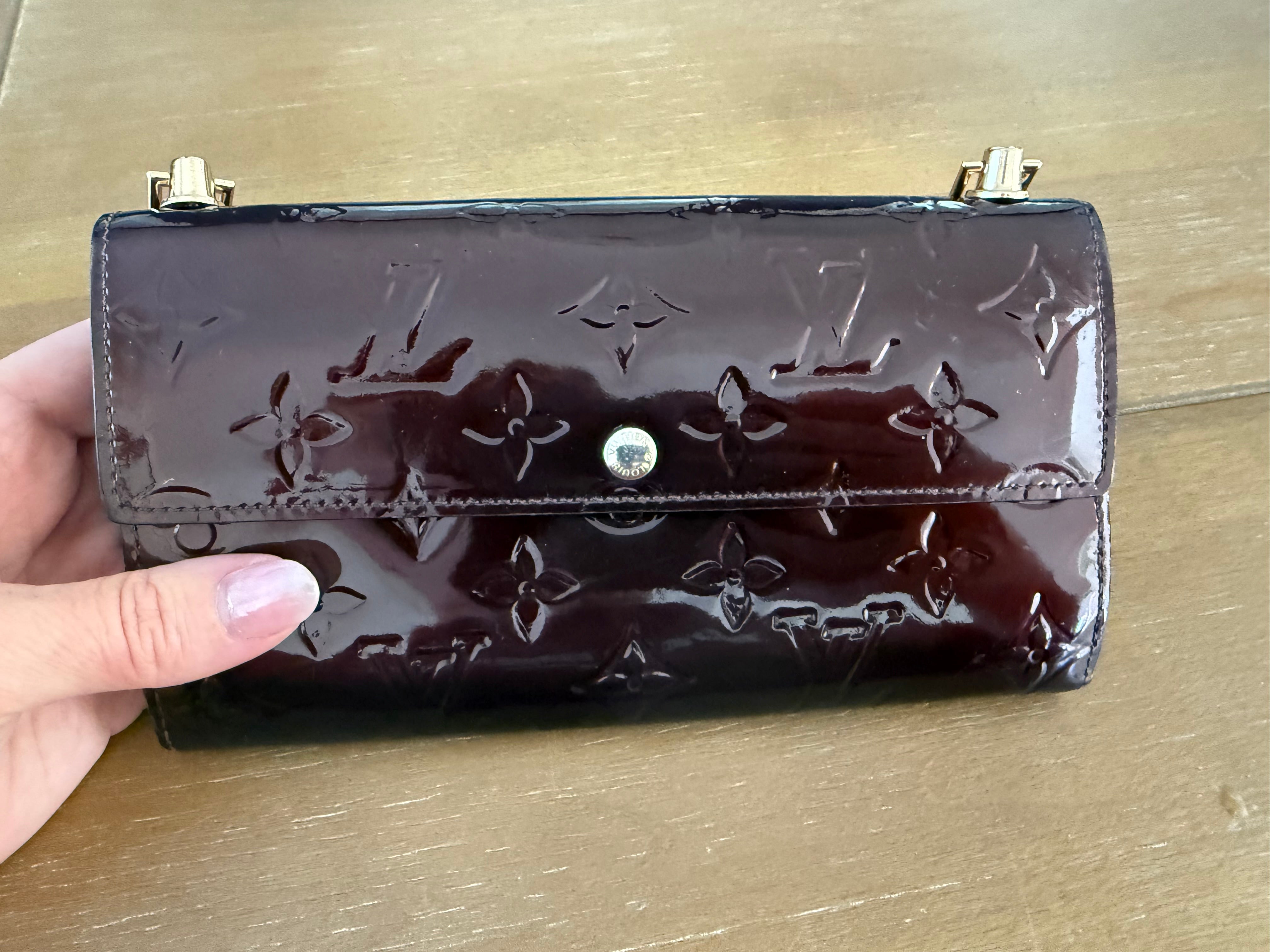 Maroon Wallet Crossbody