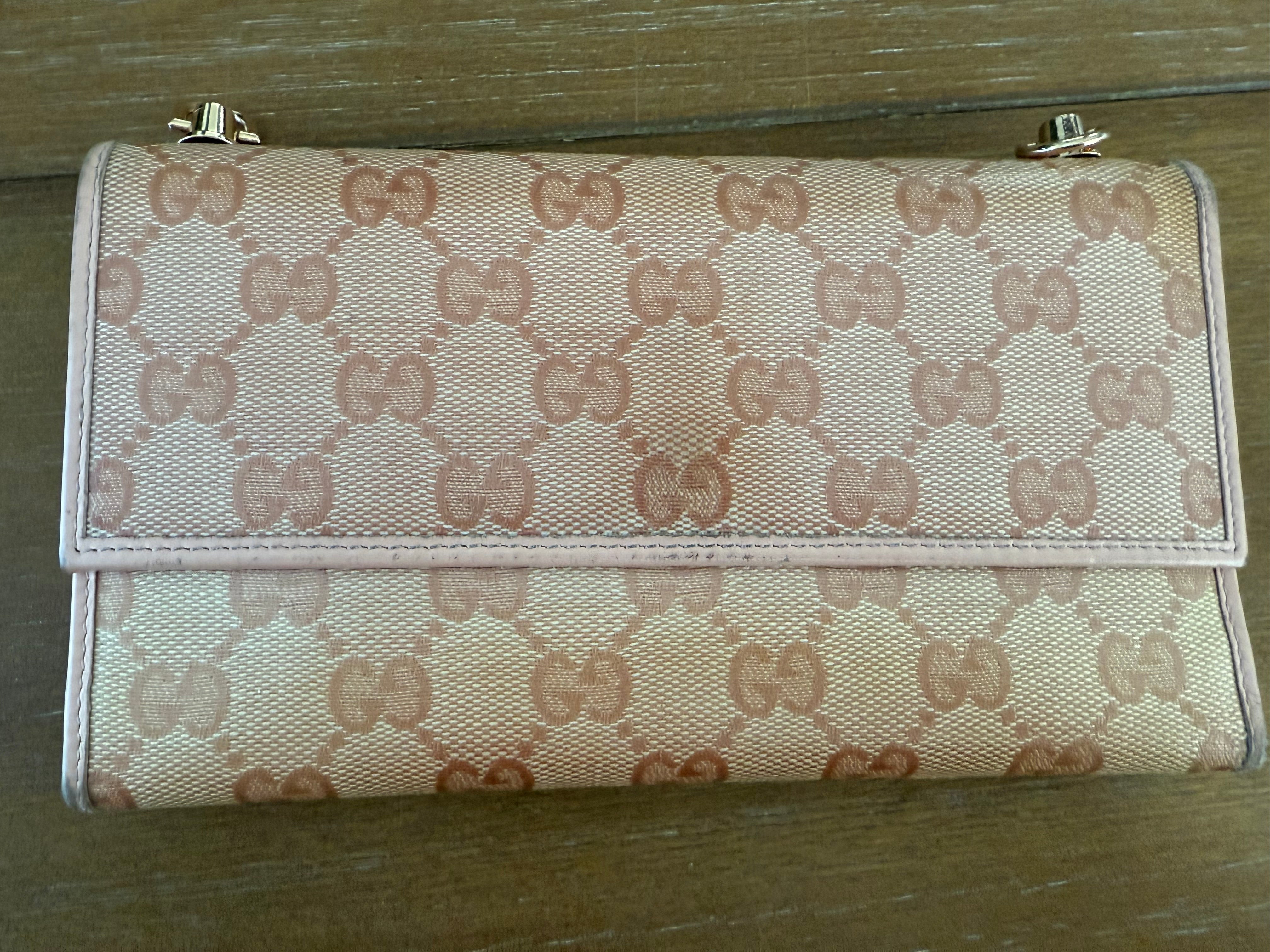 Light Peachy/Beige Wallet Crossbody