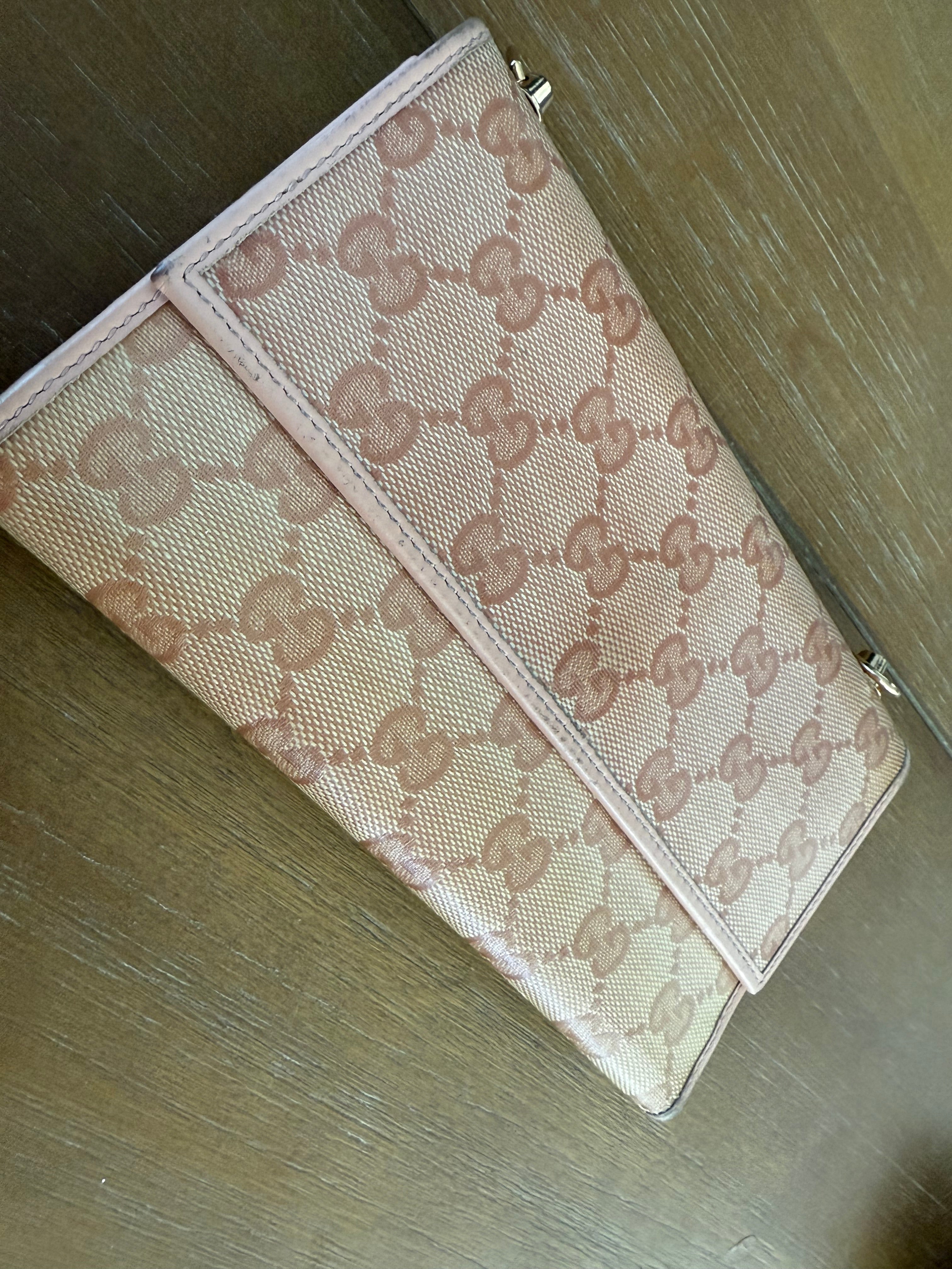 Light Peachy/Beige Wallet Crossbody