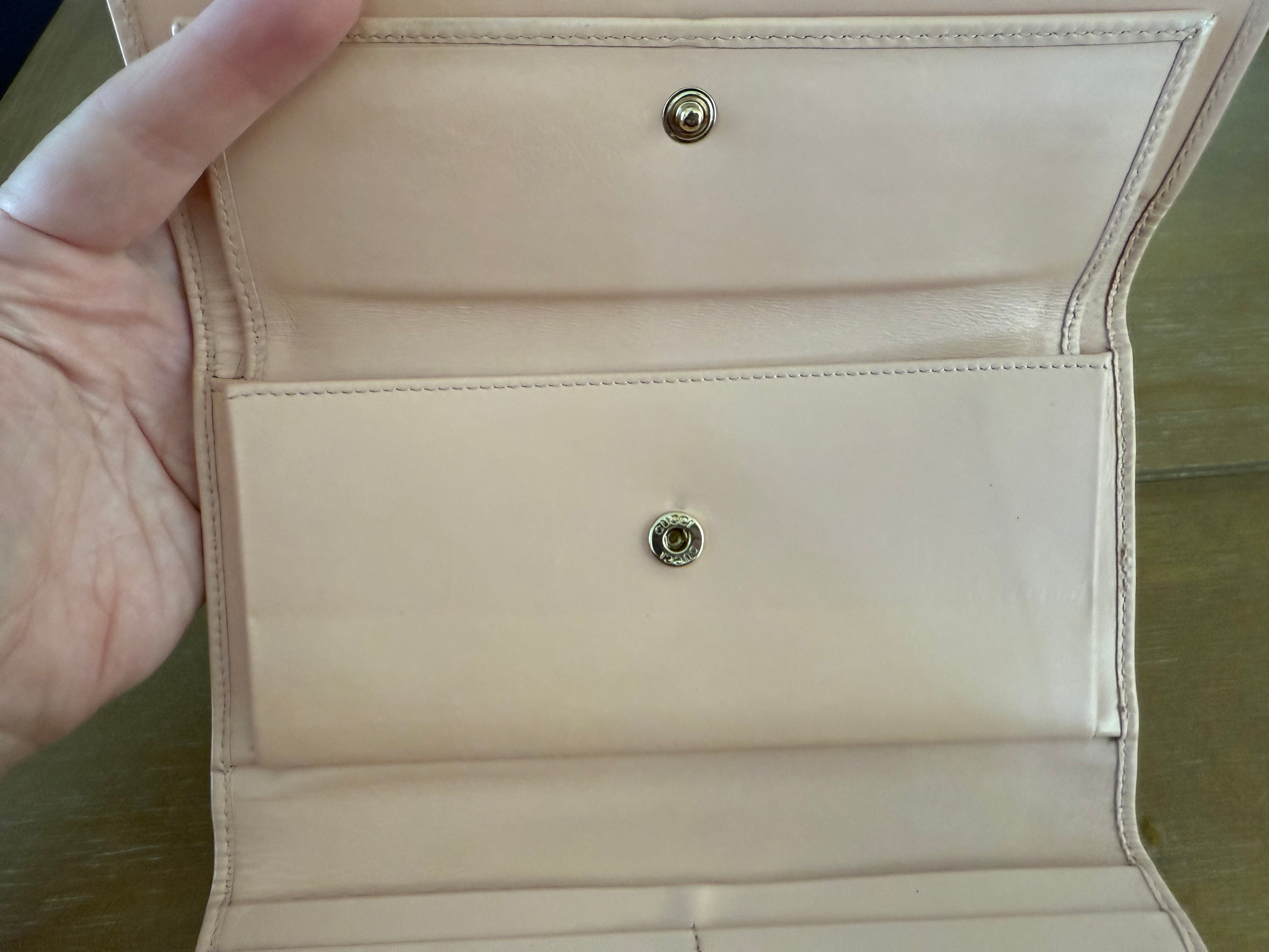 Light Peachy/Beige Wallet Crossbody