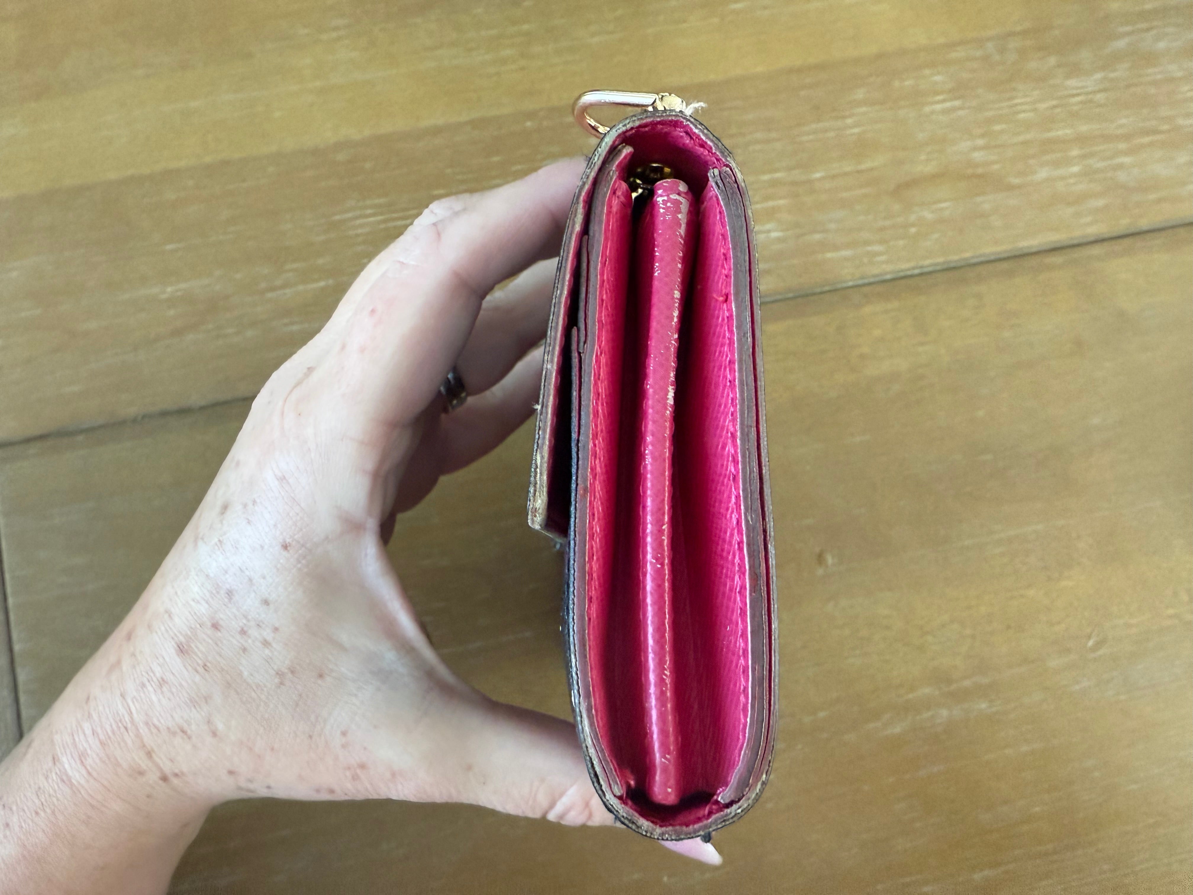 Black and Multi Color Wallet Cross Body