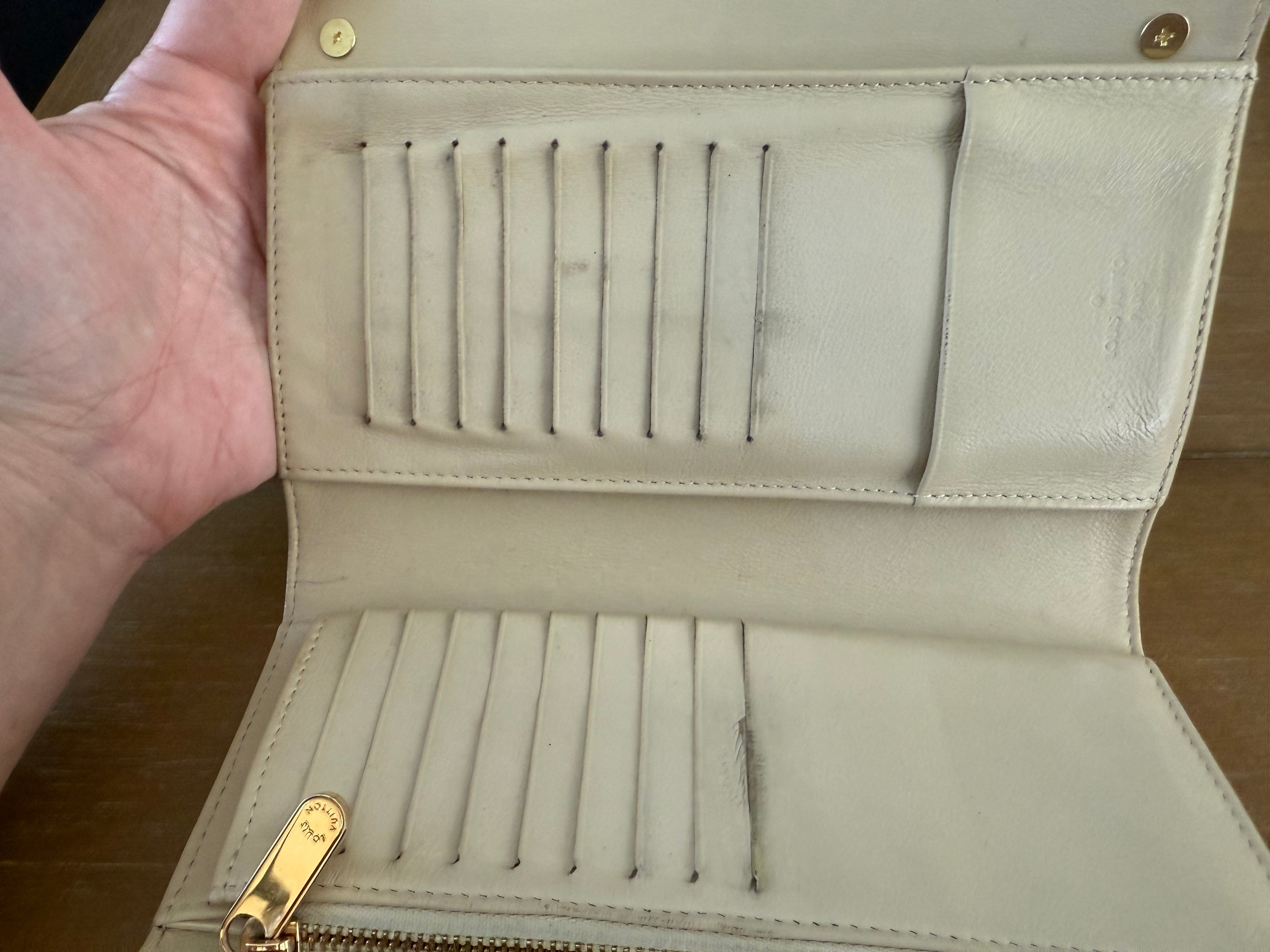 Cream Cross Body Wallet