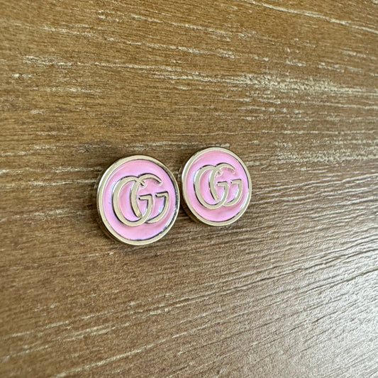 Mini Pink Stud Earrings