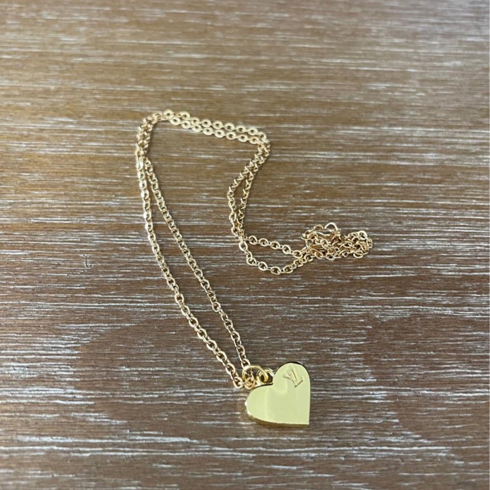 Gold Mini Heart Neckalce