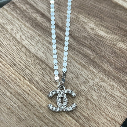 Silver Rhinestone Necklace